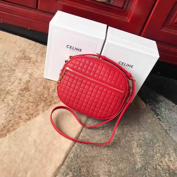 New Celine Red Crossbody Bag Card Case High Quality